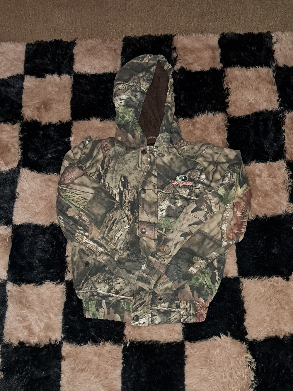 Mossy Oak Realtree Camo Hooded Coat